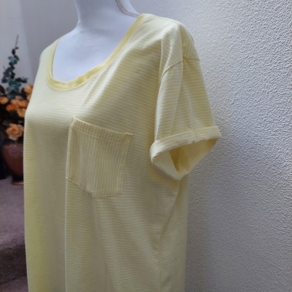 Ana woman's yellow tee. Size XXL. lightweight. breathable. comfortable. Gift. - Picture 2 of 5